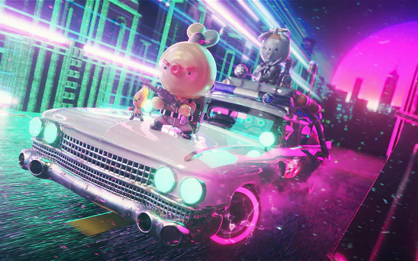 Ghostbusters Sci Fi creature HD Desktop Wallpaper | Background Image
