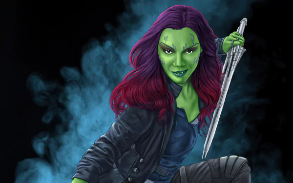 Guardians of the Galaxy Comic Gamora HD Desktop Wallpaper | Background Image