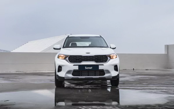 SUV vehicle Kia Sonet LX HD Desktop Wallpaper | Background Image