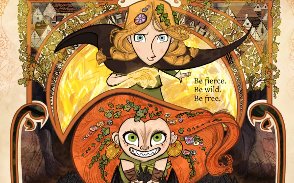 Mebh Óg Mactíre Robyn Goodfellowe movie Wolfwalkers HD Desktop Wallpaper | Background Image