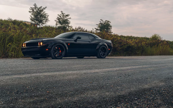 muscle car Dodge Challenger SRT Hellcat vehicle Dodge Challenger SRT HD Desktop Wallpaper | Background Image