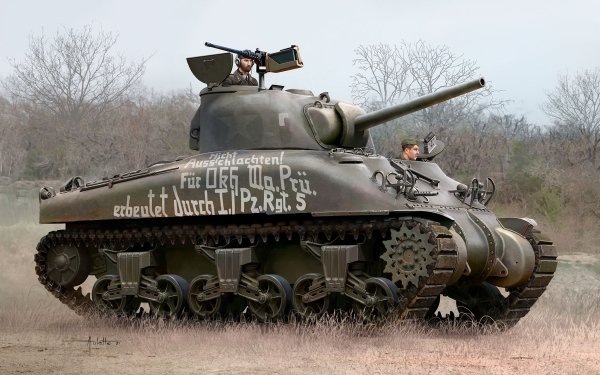 Military M4 Sherman Tanks Tank HD Wallpaper | Background Image