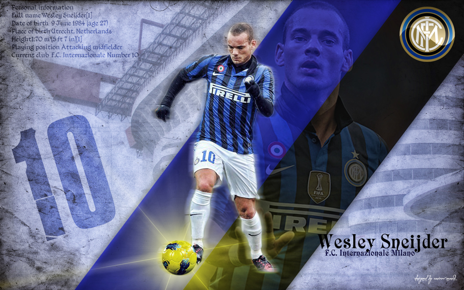 Download wallpapers Wesley Sneijder, 4k, soccer, footballers