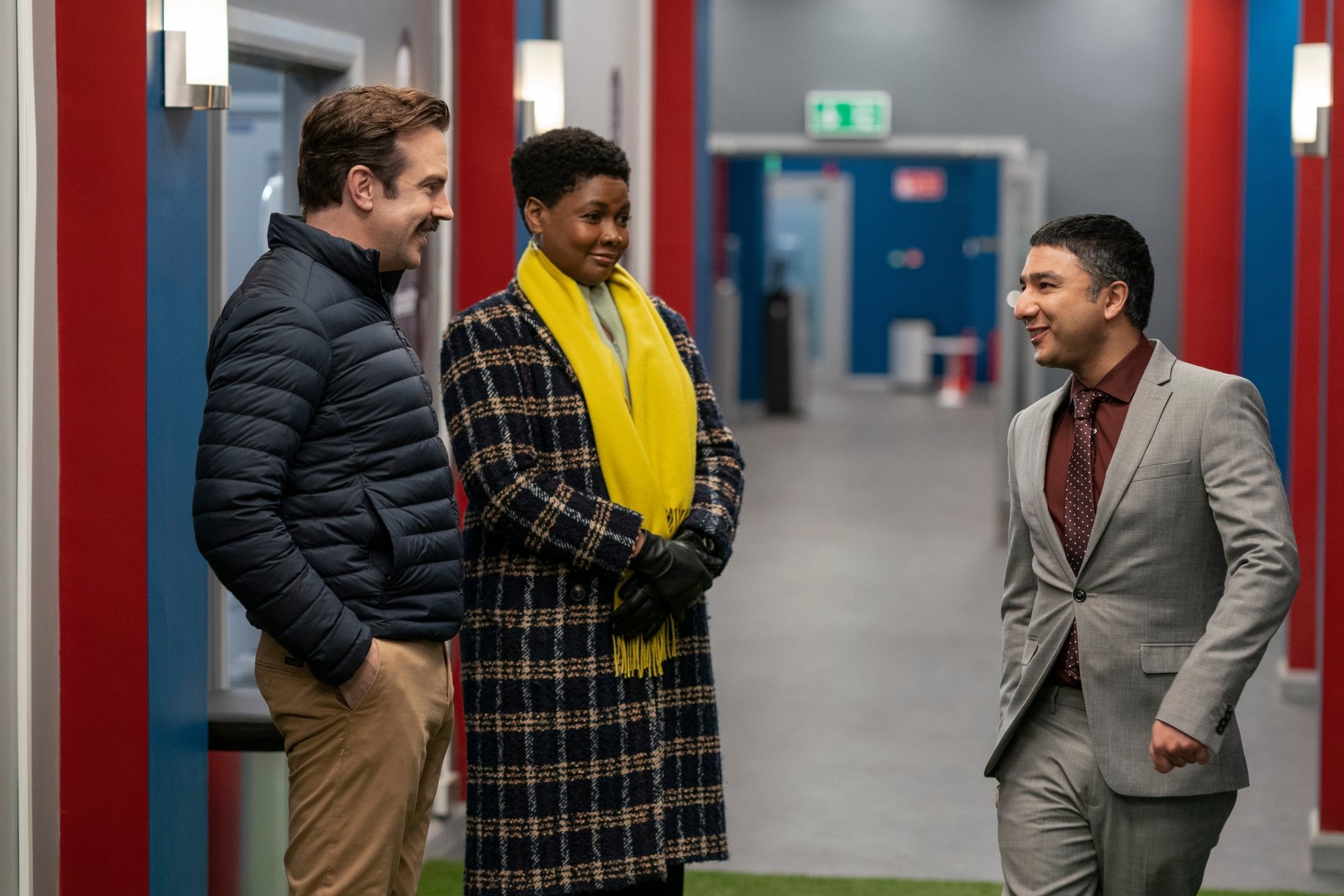 Download Nick Mohammed Jason Sudeikis TV Show Ted Lasso 4k Ultra HD Wallpaper