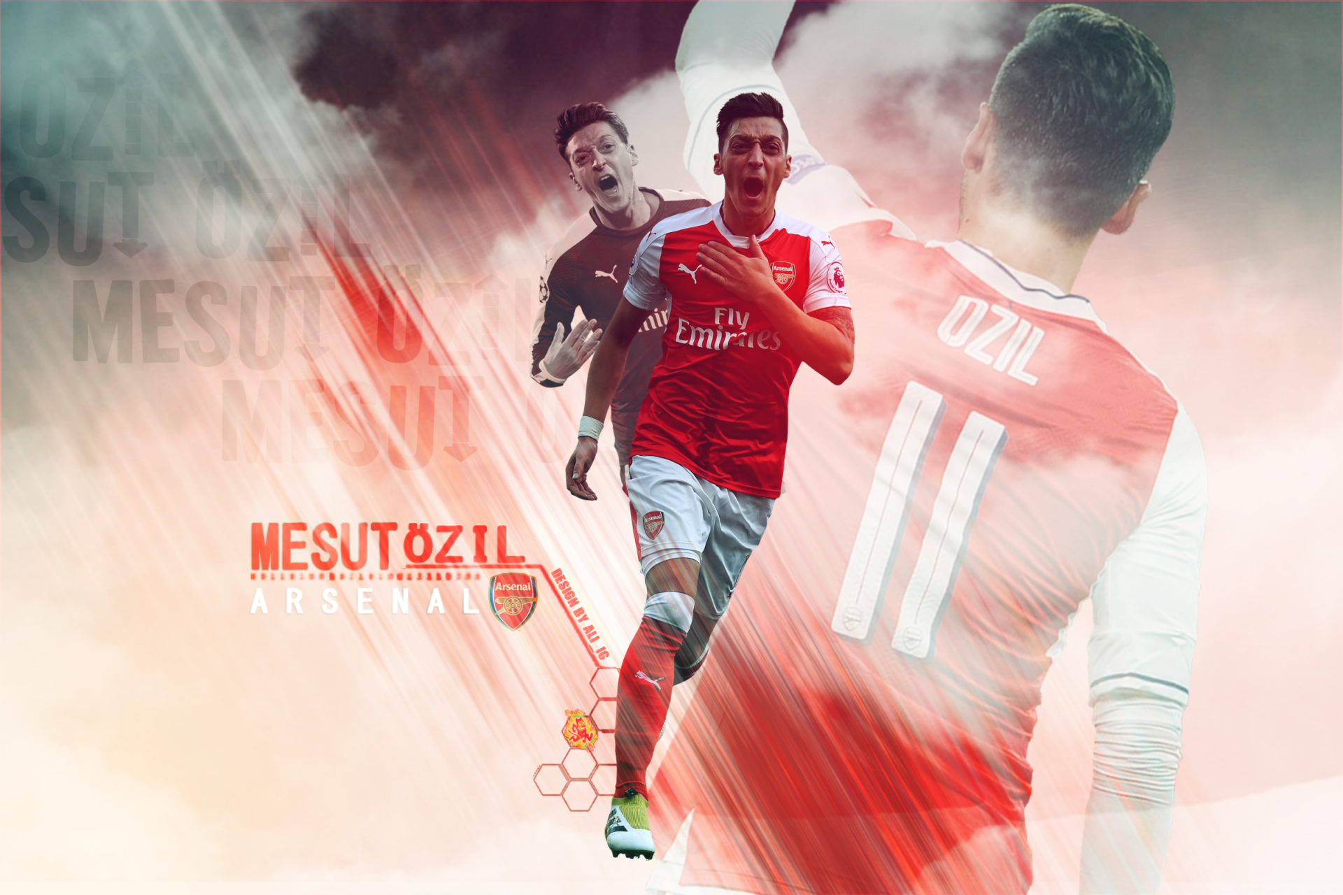 Download Arsenal F.C. Mesut Özil Sports HD Wallpaper