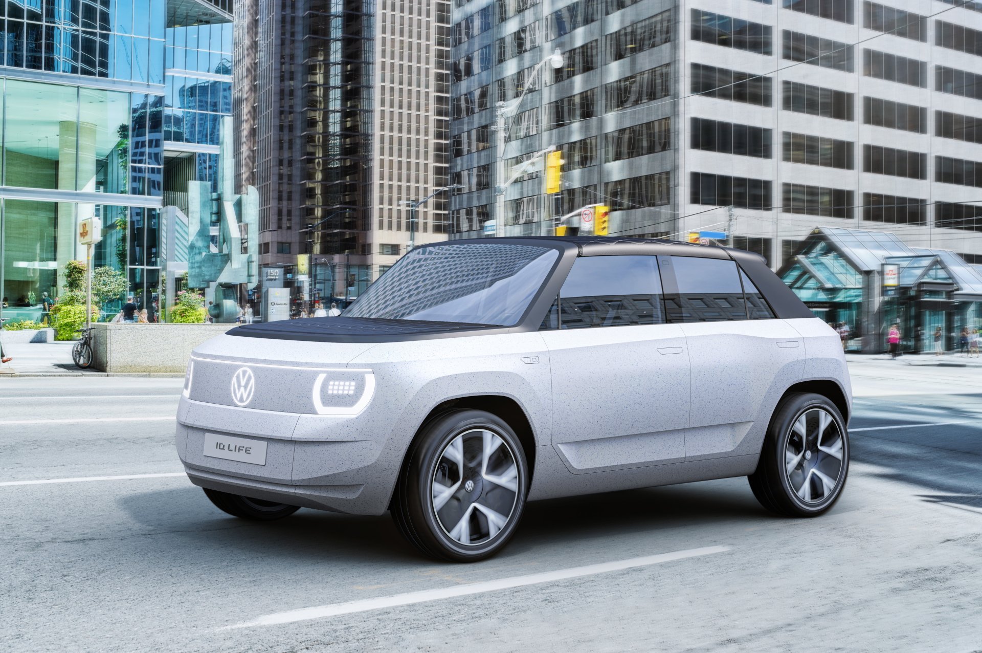 Download Concept Car Electric Car Vehicle Volkswagen I.D. LIFE 4k Ultra HD Wallpaper