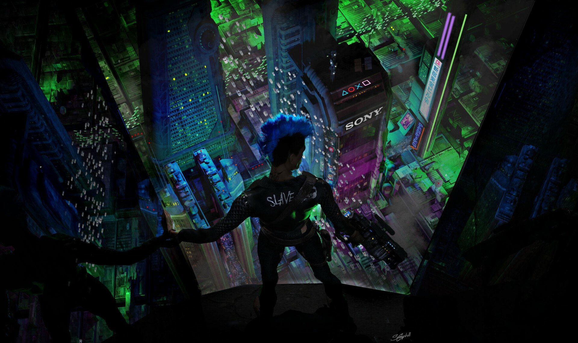 Download Sony Sci Fi Woman HD Wallpaper by Sosk