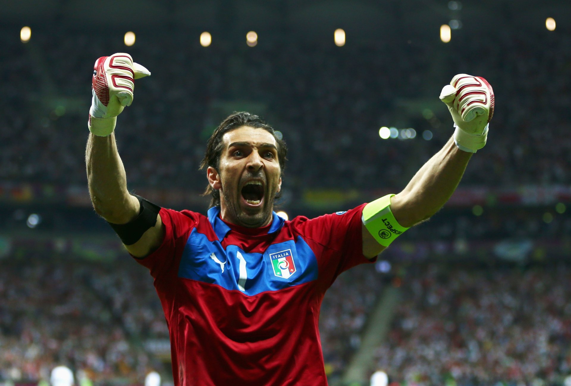 Download Italy National Football Team Gianluigi Buffon Sports HD Wallpaper