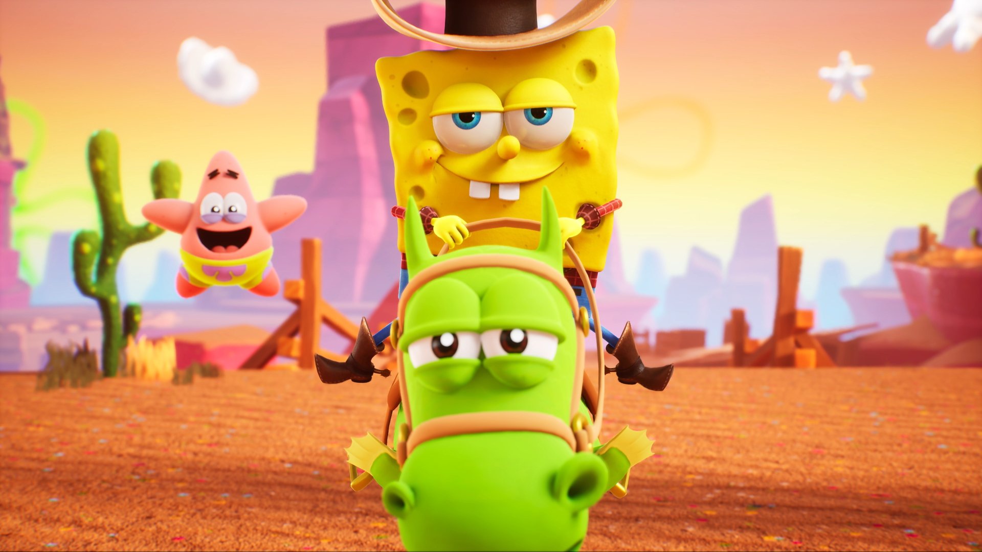 Download Patrick Star SpongeBob SquarePants Video Game SpongeBob SquarePants: The Cosmic Shake 4k Ultra HD Wallpaper