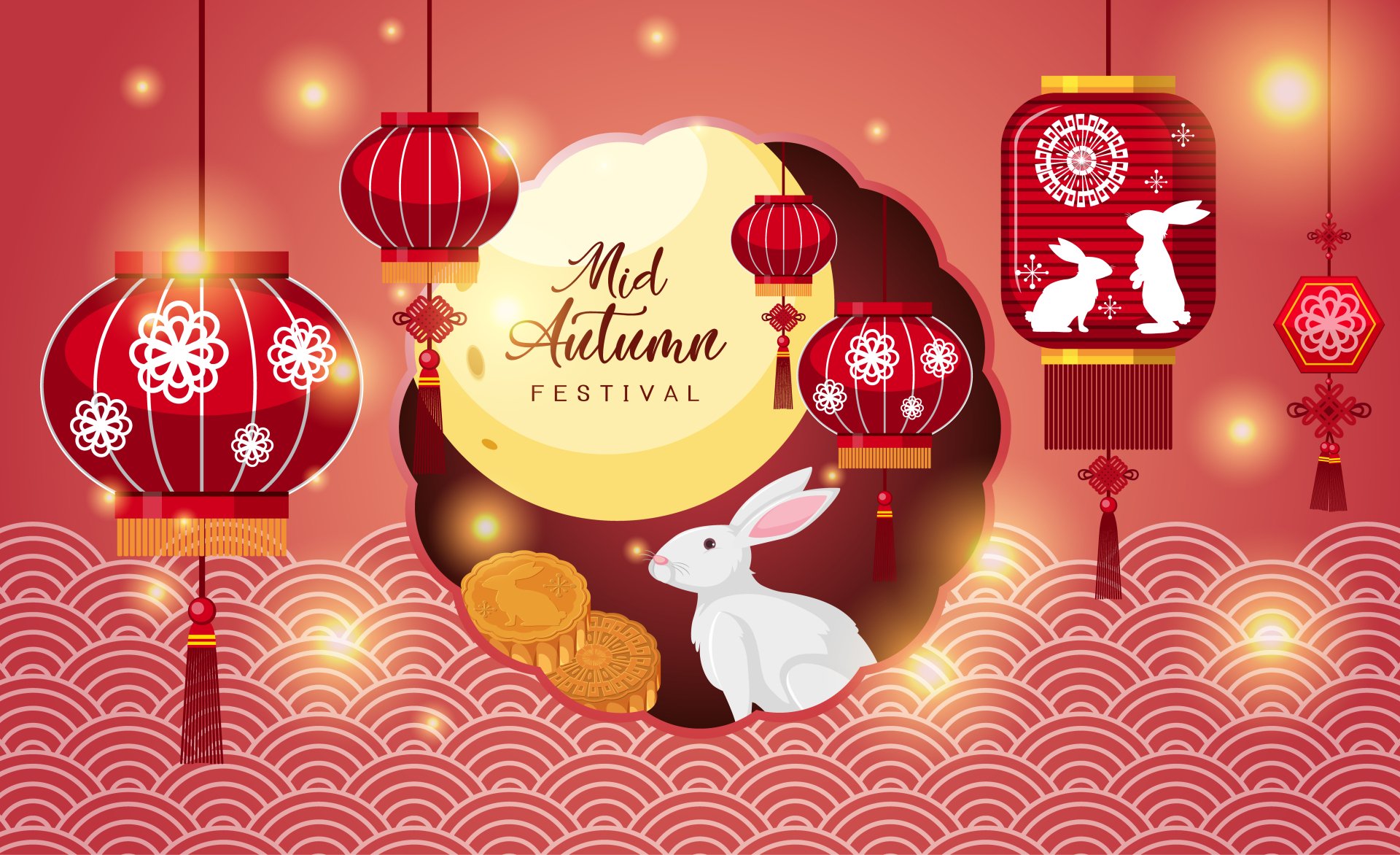 Download Moon Festival Holiday Mid Autumn Festival 4k Ultra Hd Wallpaper 2502