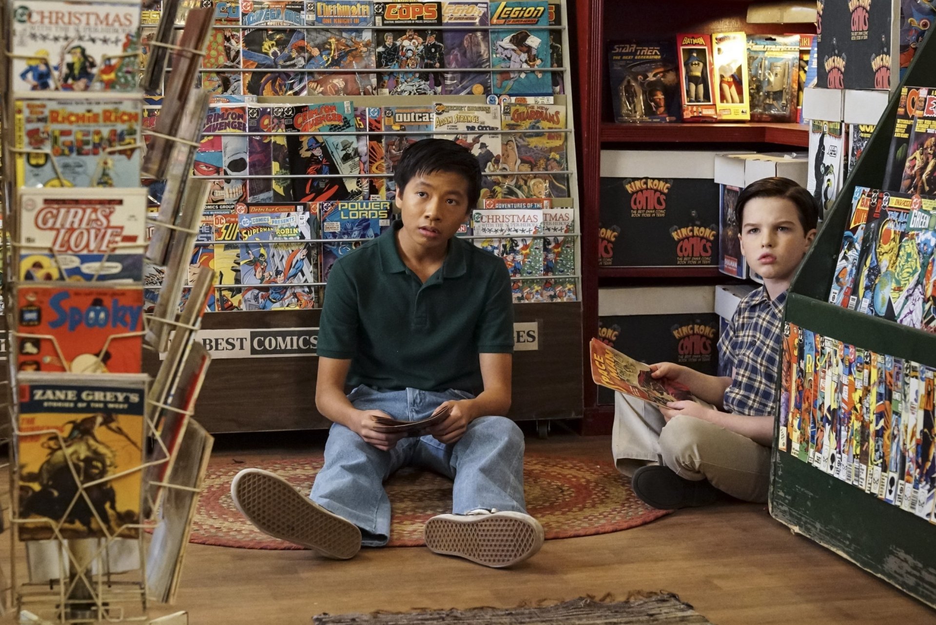 Download Sheldon Cooper Iain Armitage TV Show Young Sheldon HD Wallpaper