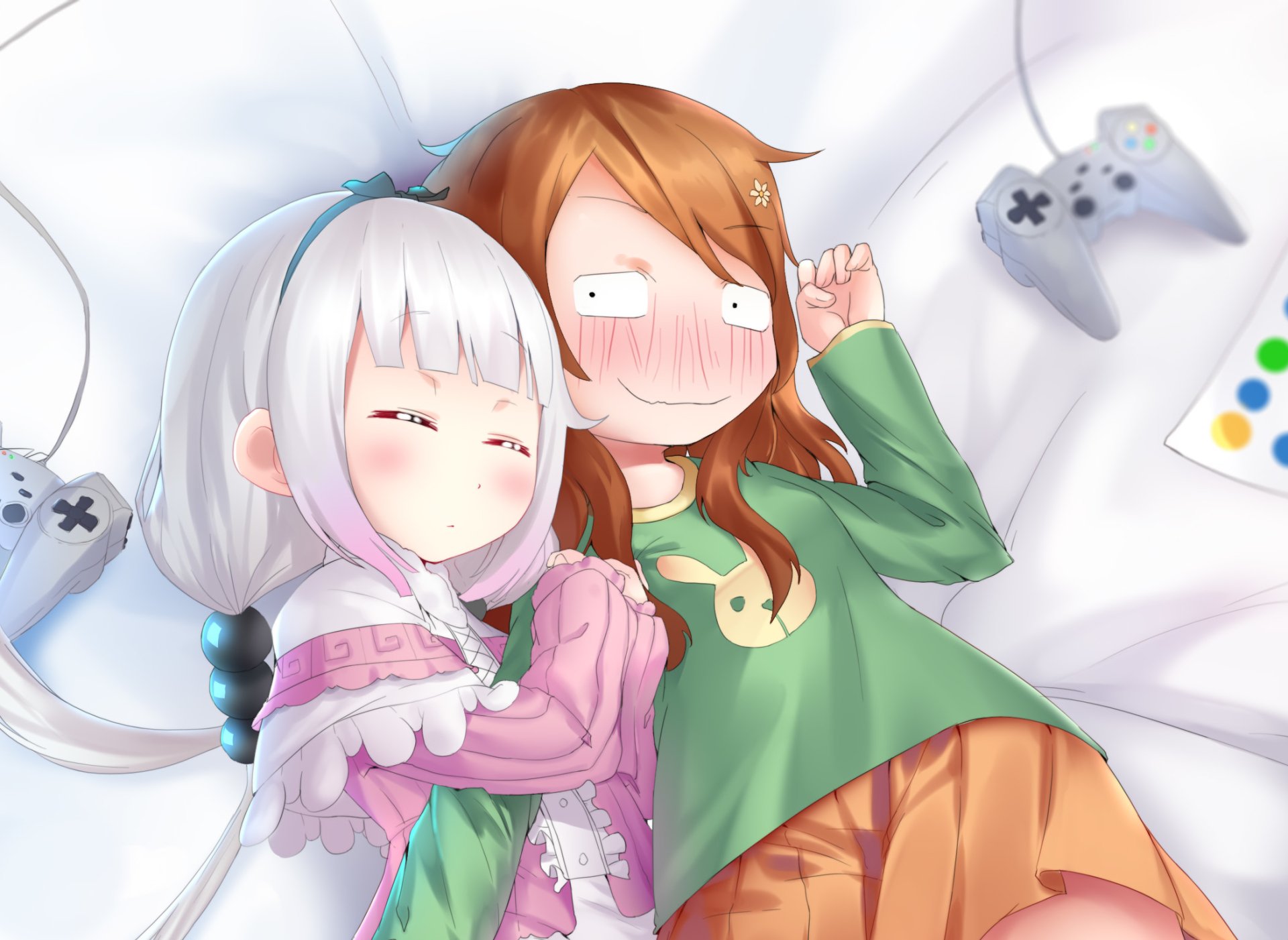 Download Riko Saikawa Kanna Kamui Anime Miss Kobayashi's Dragon Maid HD Wallpaper by Bly-yuan