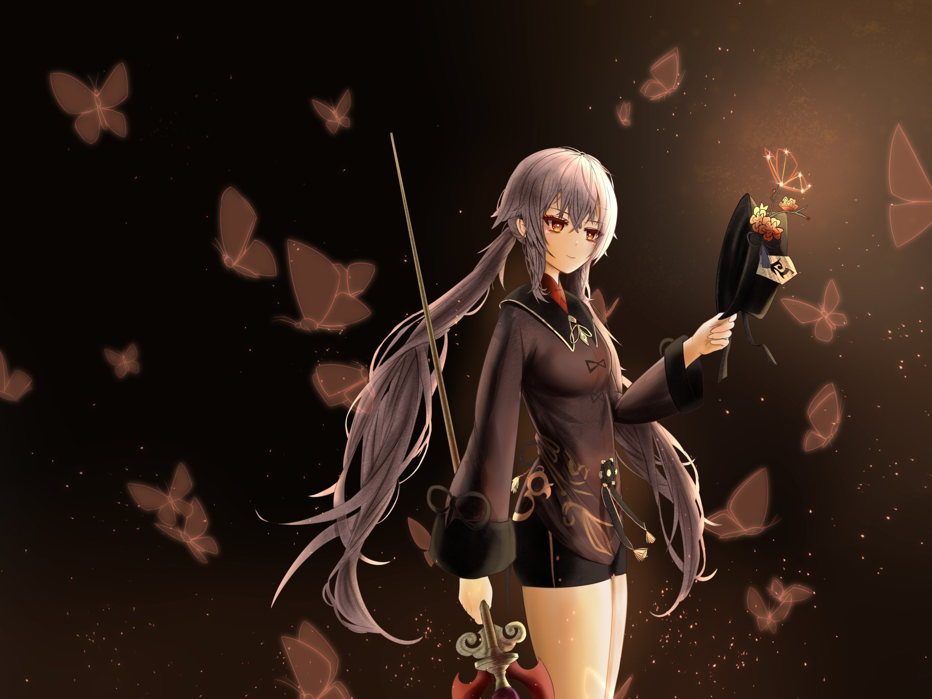 Download Hu Tao Video Game Genshin Impact 4k Ultra HD Wallpaper by Kcar66T