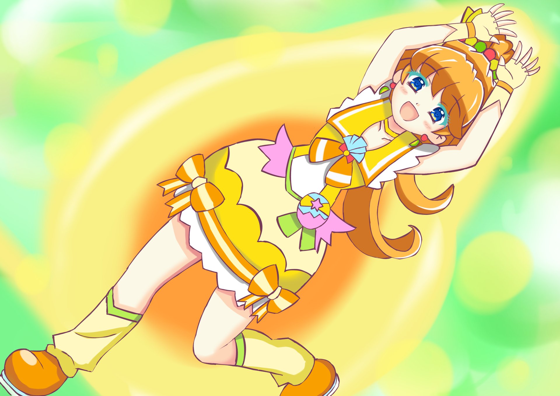 Download Minori Ichinose Anime Tropical-Rouge! Pretty Cure 4k Ultra HD Wallpaper