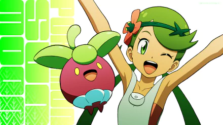 Bounsweet (Pokémon) Mallow (Pokémon) Anime Pokemon HD Desktop Wallpaper | Background Image