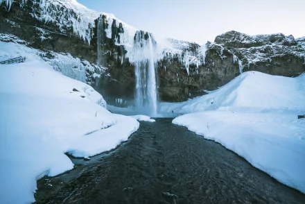 waterfall nature Seljalandsfoss HD Desktop Wallpaper | Background Image