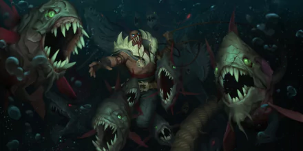 Pyke (League Of Legends) video game Legends of Runeterra HD Desktop Wallpaper | Background Image