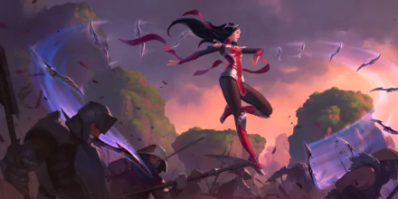 Irelia (League Of Legends) video game Legends of Runeterra HD Desktop Wallpaper | Background Image