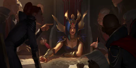 LeBlanc (League Of Legends) video game Legends of Runeterra HD Desktop Wallpaper | Background Image