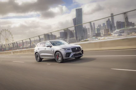 SUV vehicle Jaguar F-Pace SVR HD Desktop Wallpaper | Background Image