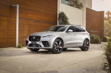 SUV vehicle Jaguar F-Pace SVR HD Desktop Wallpaper | Background Image