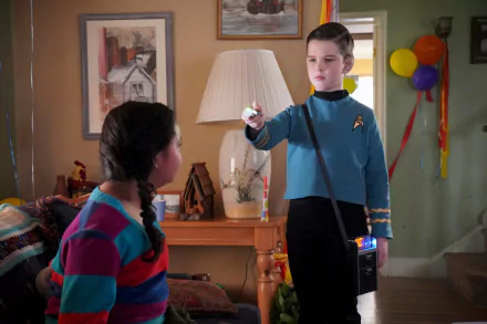 Sheldon Cooper Iain Armitage TV Show Young Sheldon HD Desktop Wallpaper | Background Image