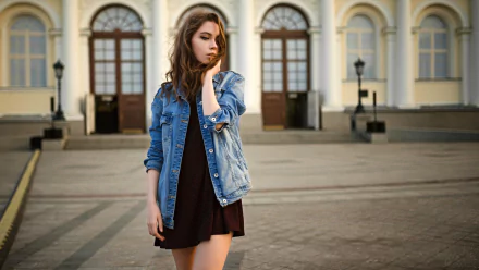 depth of field woman model HD Desktop Wallpaper | Background Image