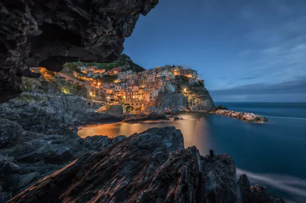 cinque terre Italy man made Manarola HD Desktop Wallpaper | Background Image