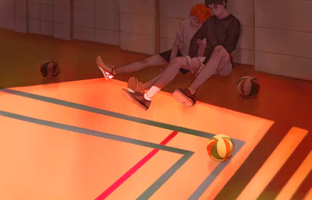 Wakatoshi Uhijima Shōyō Hinata Anime Haikyū!! HD Desktop Wallpaper | Background Image