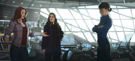 Darcy Lewis Maria Hill Jane Foster TV Show What If... HD Desktop Wallpaper | Background Image