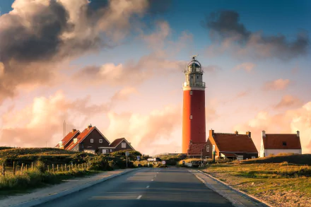 Netherlands man made lighthouse HD Desktop Wallpaper | Background Image