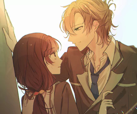 Tomoharu Narumiya Yui Asahina video game Kiniro no Corda ~Starlight Orchestra~ HD Desktop Wallpaper | Background Image