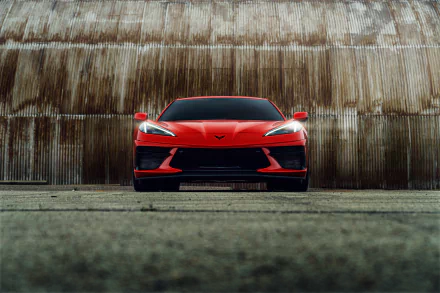  Red Corvette C8