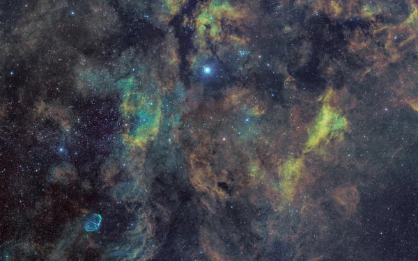  Cygnus region of the sky by Aldebaran S