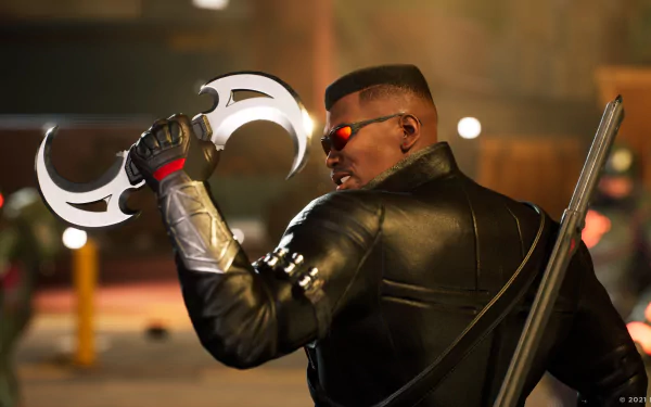 Blade (Marvel Comics) video game Marvel's Midnight Suns blade HD Desktop Wallpaper | Background Image