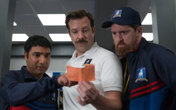 Nick Mohammed Brendan Hunt Jason Sudeikis TV Show Ted Lasso HD Desktop Wallpaper | Background Image