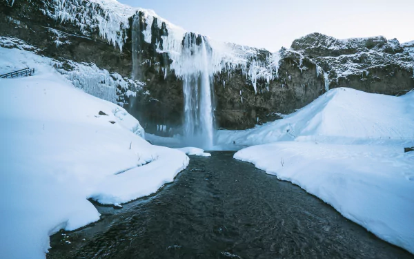waterfall nature Seljalandsfoss HD Desktop Wallpaper | Background Image