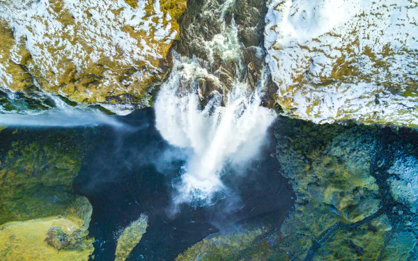 waterfall nature Seljalandsfoss HD Desktop Wallpaper | Background Image