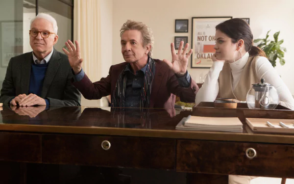 Steve Martin Selena Gomez Martin Short TV Show Only Murders in the Building HD Desktop Wallpaper | Background Image