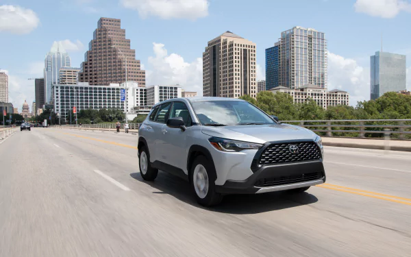 SUV Toyota Corolla Cross L vehicle Toyota Corolla Cross HD Desktop Wallpaper | Background Image