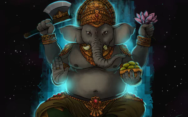 Ganesh religious hinduism HD Desktop Wallpaper | Background Image
