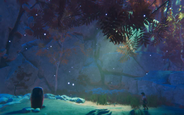 video game Skabma - Snowfall HD Desktop Wallpaper | Background Image