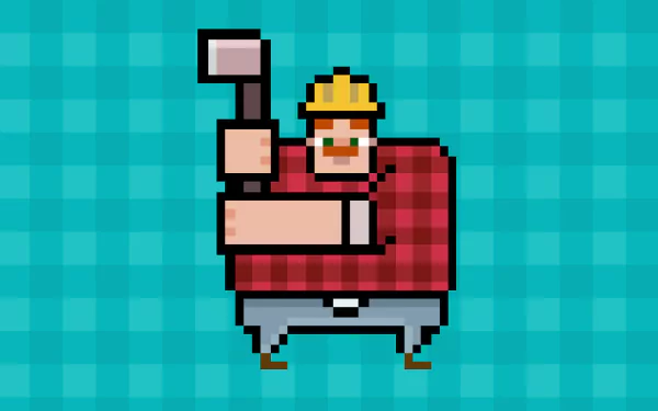 video game Timberman HD Desktop Wallpaper | Background Image