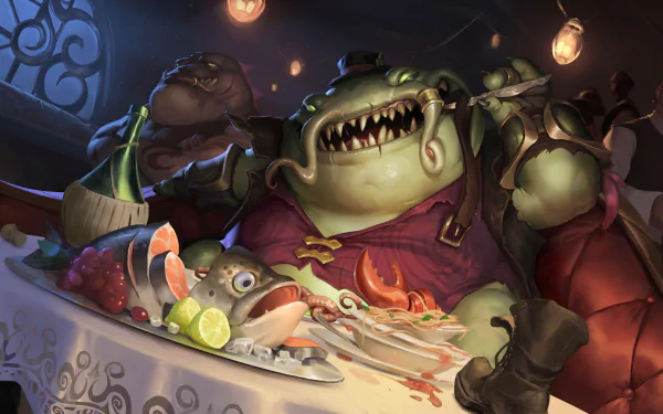 Tahm Kench (League of Legends) video game Legends of Runeterra HD Desktop Wallpaper | Background Image