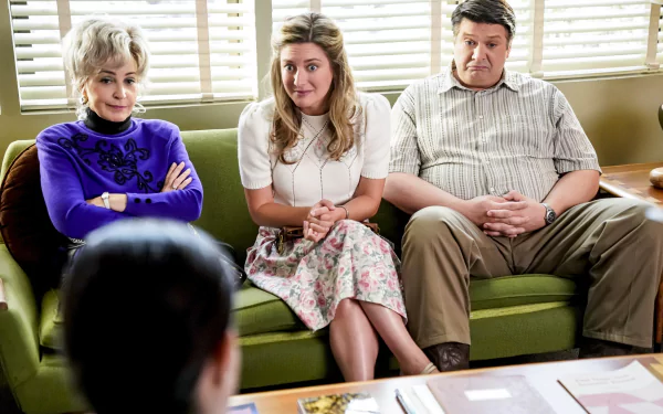 Constance Tucker Annie Potts Mary Cooper Zoe Perry George Cooper Lance Barber TV Show Young Sheldon HD Desktop Wallpaper | Background Image