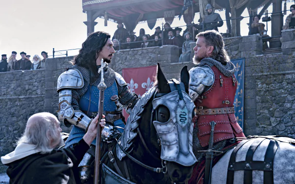 Adam Driver Matt Damon movie The Last Duel HD Desktop Wallpaper | Background Image