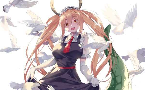 Anime Miss Kobayashi's Dragon Maid Tohru HD Wallpaper | Background Image