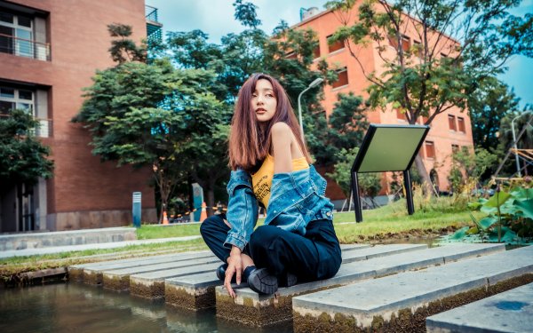 Women Asian Model Brunette HD Wallpaper | Background Image