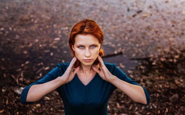 Women Model Redhead HD Wallpaper | Background Image
