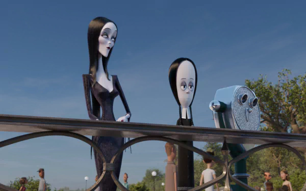 Wednesday Addams Morticia Addams movie The Addams Family 2 HD Desktop Wallpaper | Background Image